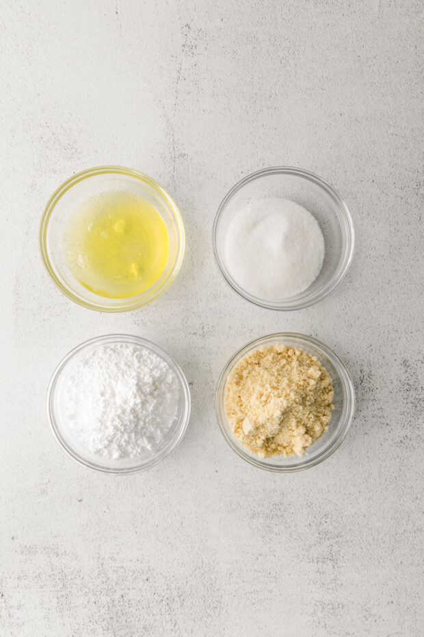 Ingredients to make Pumpkin Spice Macarons.