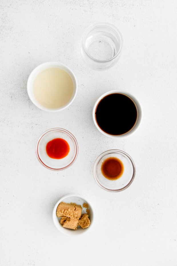 Cashew Chicken Pad Thai sauce ingredients. 