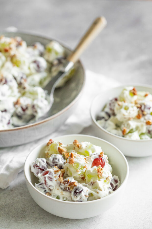 Sweet Grape Salad in a bowl. 