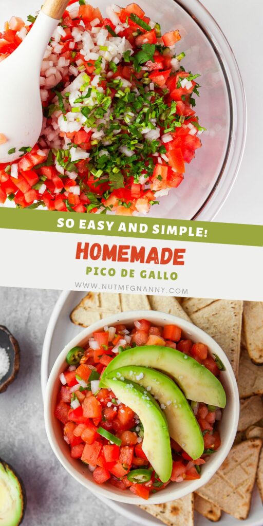 Pico de Gallo pin for Pinterest. 