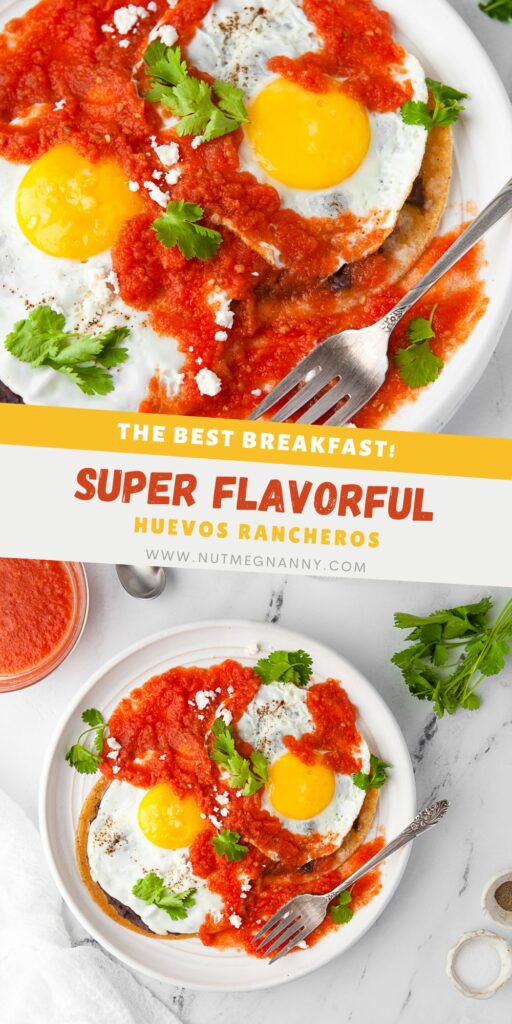 Huevos Rancheros pin for Pinterest. 