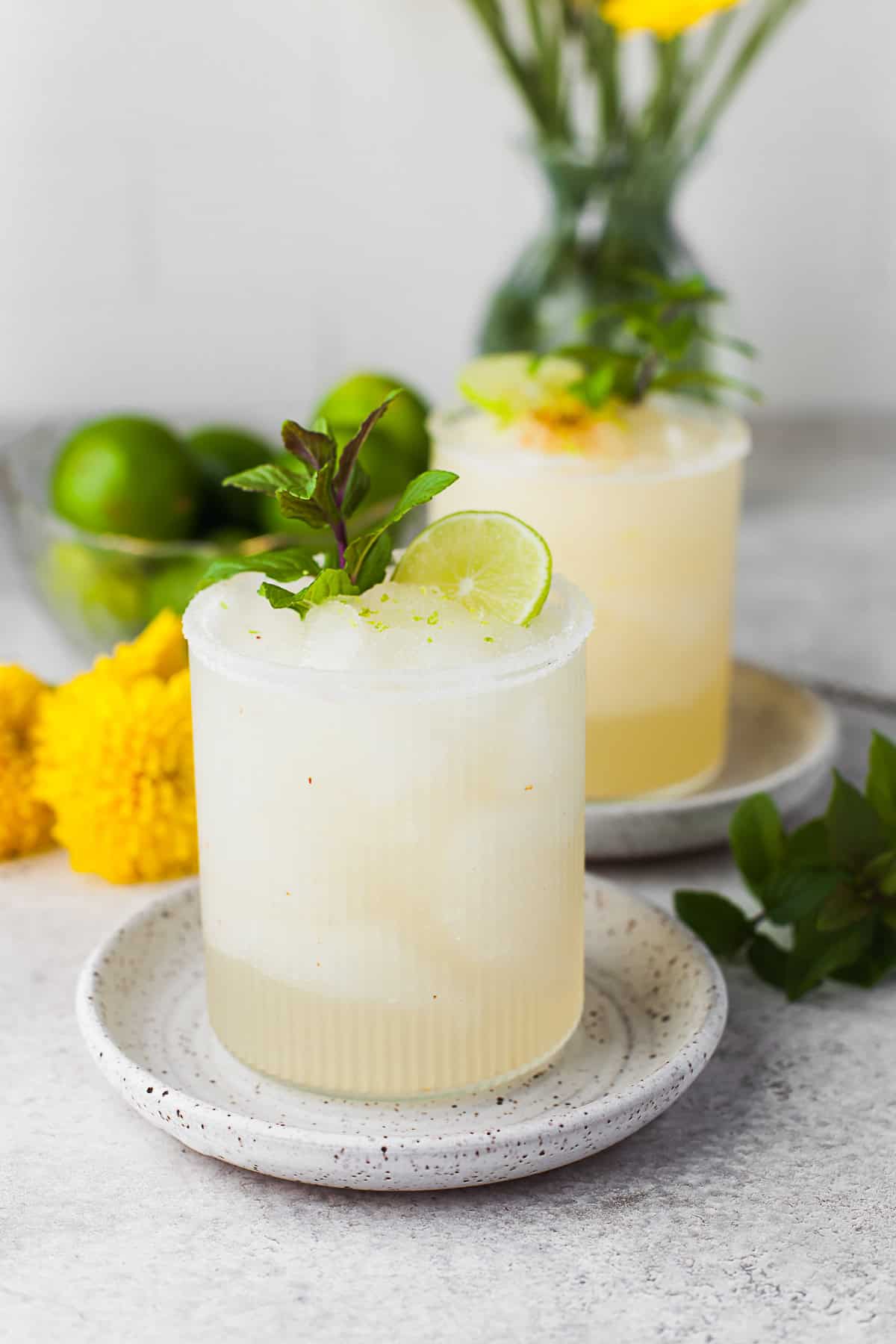 Classic Margarita in a glass.