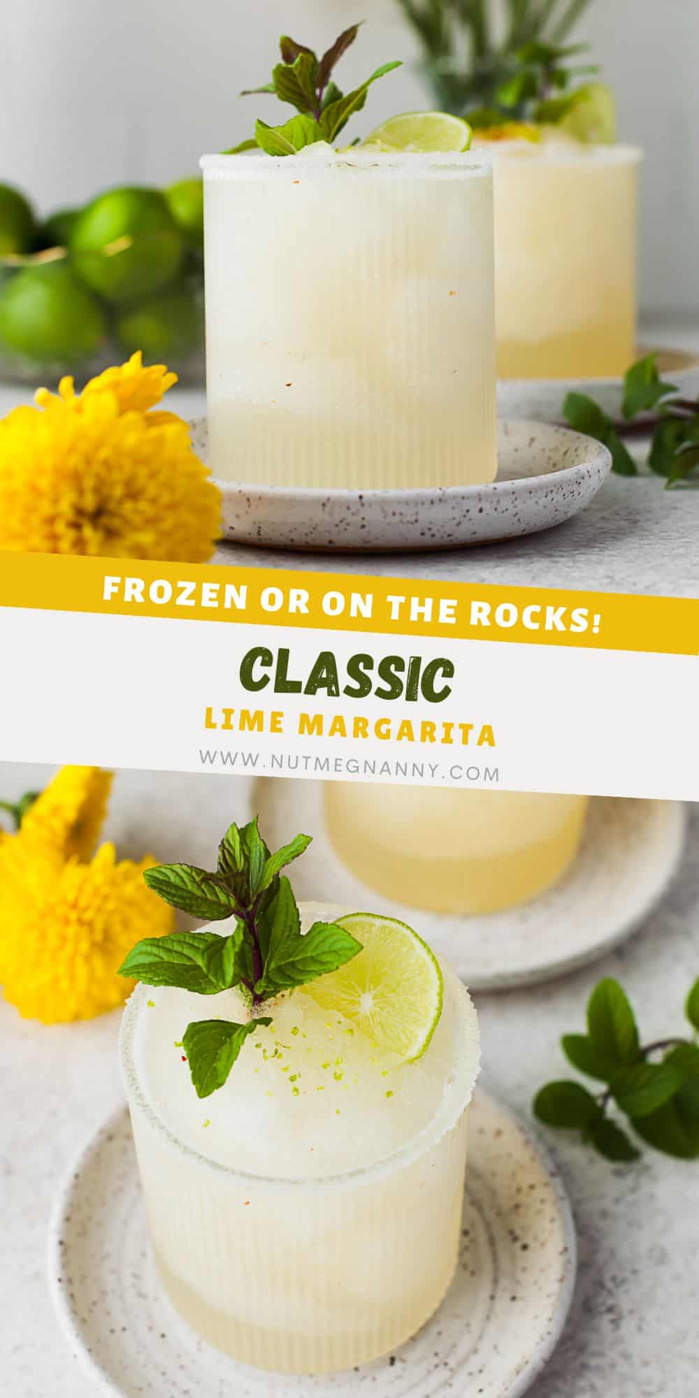 Classic Margarita pin for Pinterest.