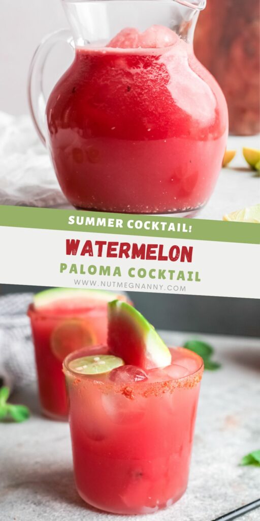 Watermelon Paloma pin for Pinterest. 