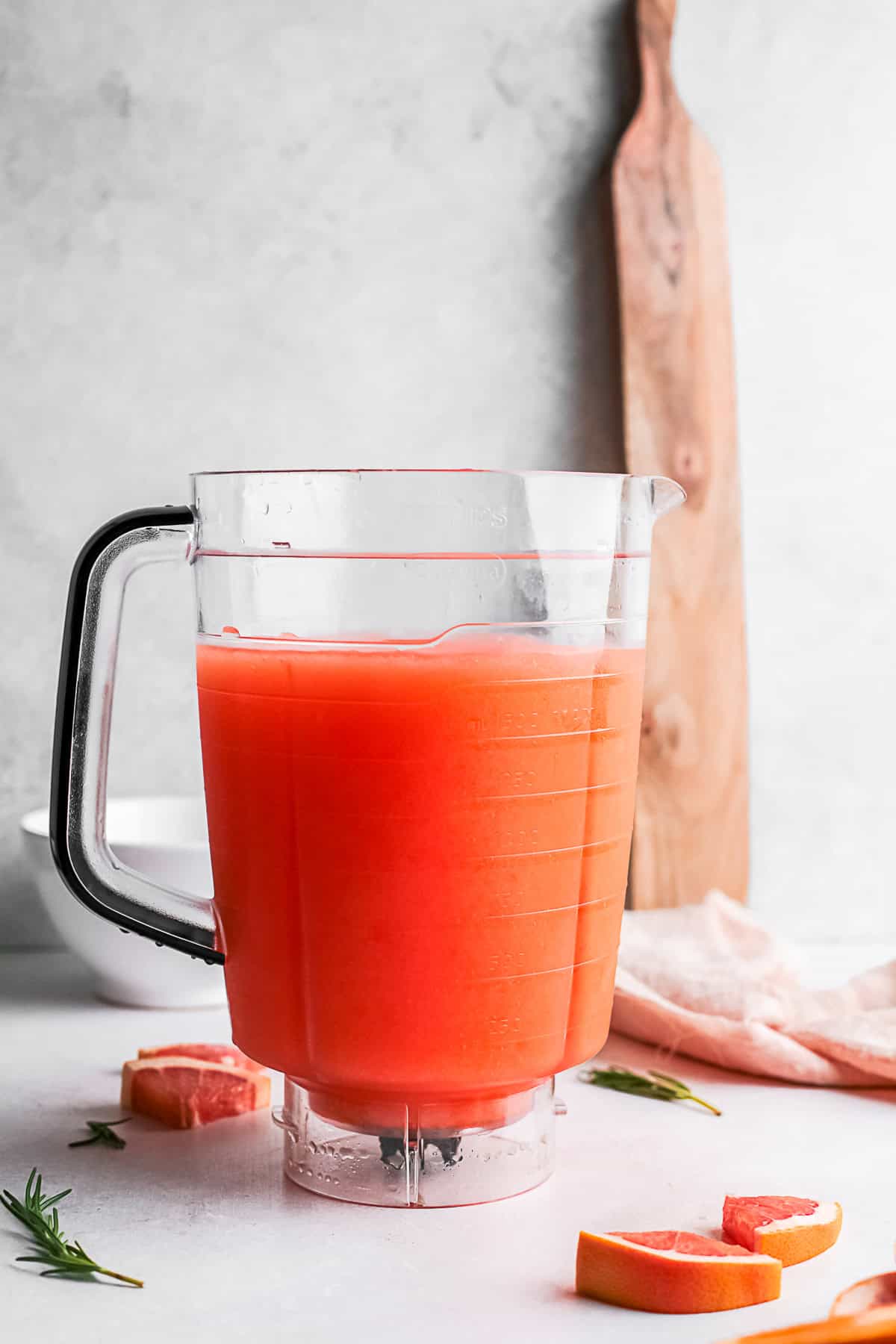 Frozen Aperol Spritz in a blender. 