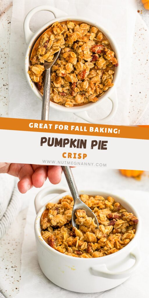 Pumpkin Crisp pin for Pinterest.