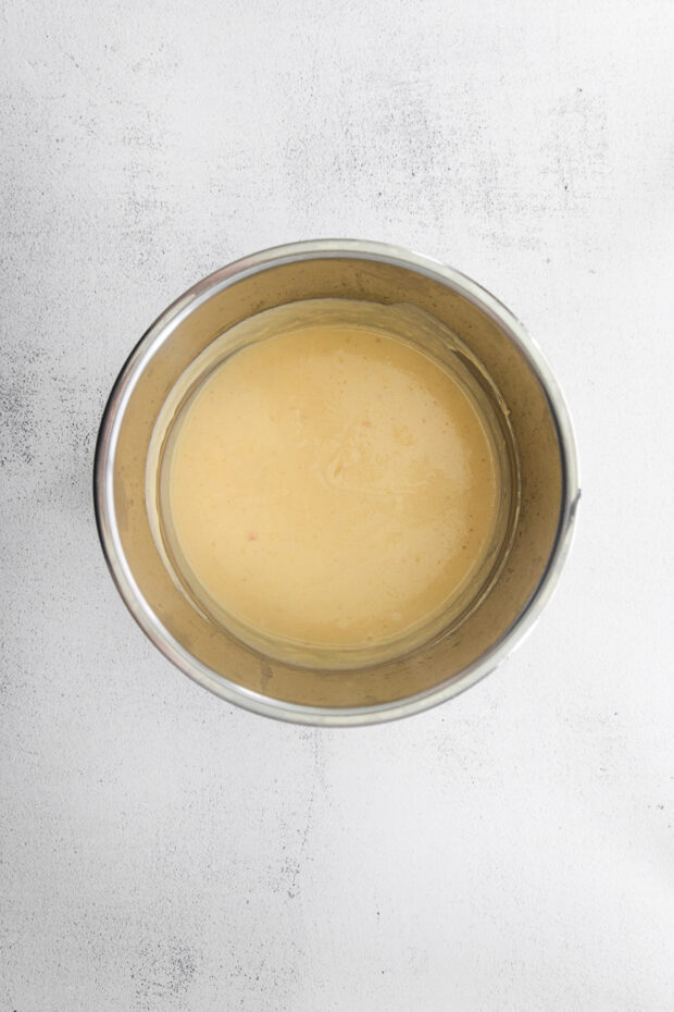 Potato Soup in a pot. 