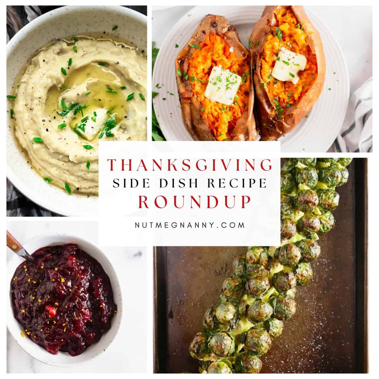 Thanksgiving Side Dish Roundup pin for Pinterest.