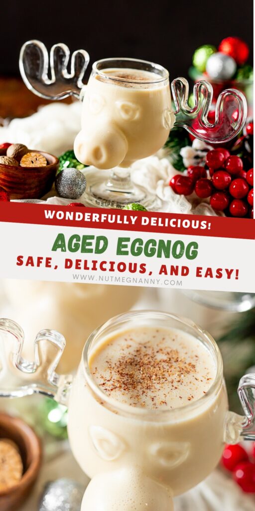 Aged Eggnog pin for Pinterest.
