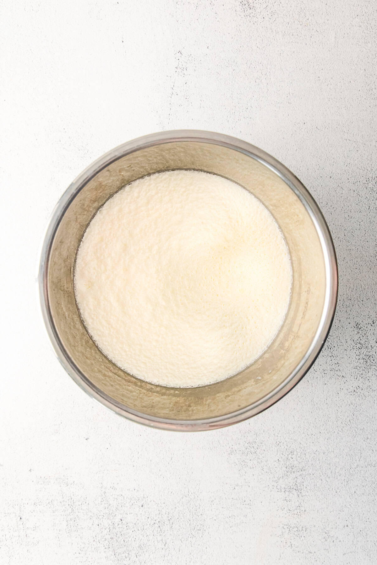 Instant Pot Yogurt inside the IP pot. 