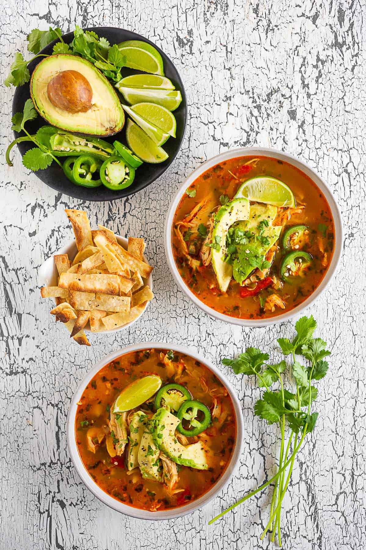 Chicken Avocado Cilantro Lime Soup