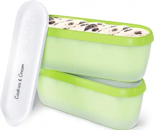 Ice Cream Containers with Lids for Homemade Ice Cream
