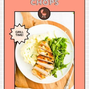 Grilled Pork Chops pin for Pinterest.