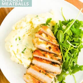 Grilled Pork Chops pin for Pinterest.