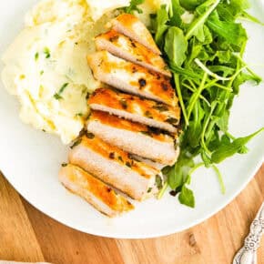Grilled Pork Chops pin for Pinterest.
