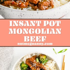 Mongolian Beef pin for Pinterest.