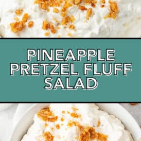 Pineapple Pretzel Fluff Pinterest pin