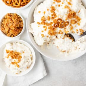 Pineapple Pretzel Fluff Pinterest pin