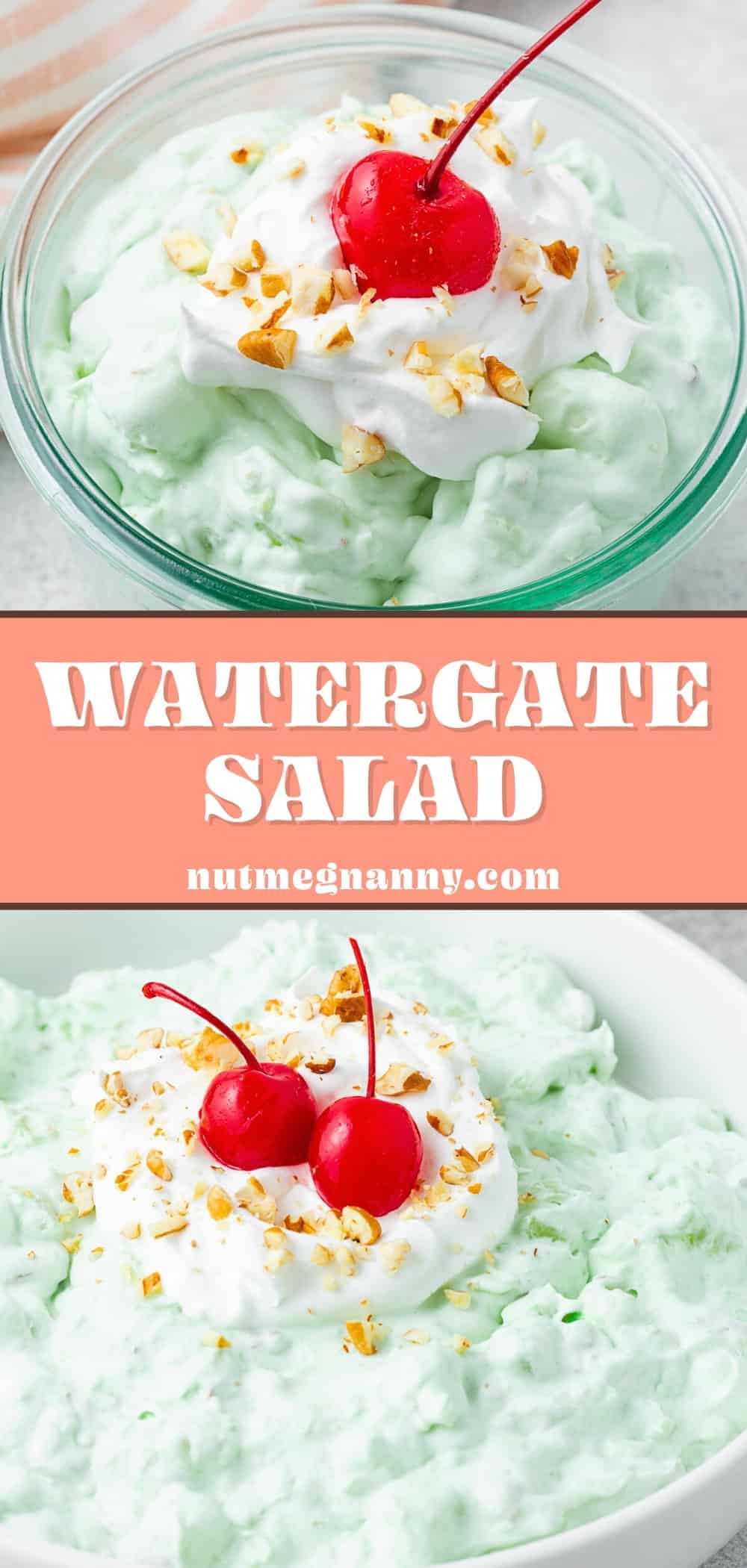 Watergate Salad pin for Pinterest. 