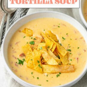 Tortilla Soup pin for Pinterest.