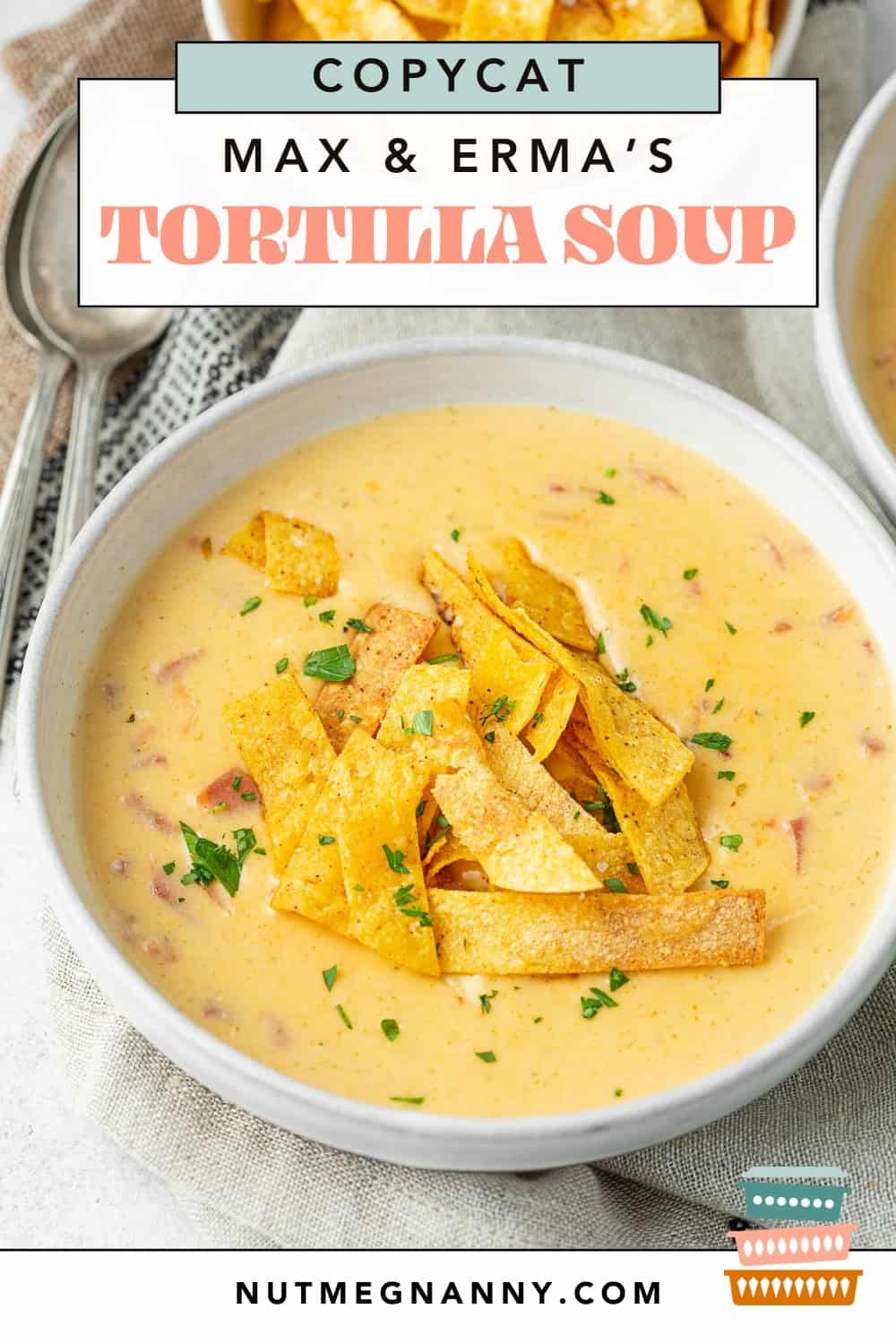 Tortilla Soup pin for Pinterest.