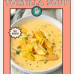 Tortilla Soup pin for Pinterest.