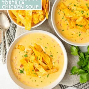 Tortilla Soup pin for Pinterest.