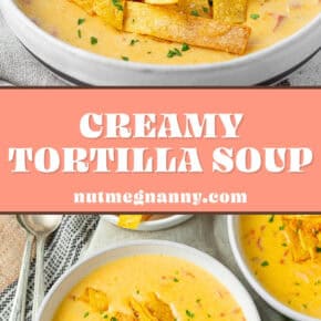 Tortilla Soup pin for Pinterest.