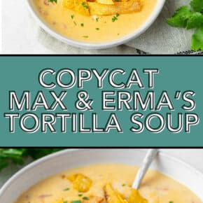Tortilla Soup pin for Pinterest.