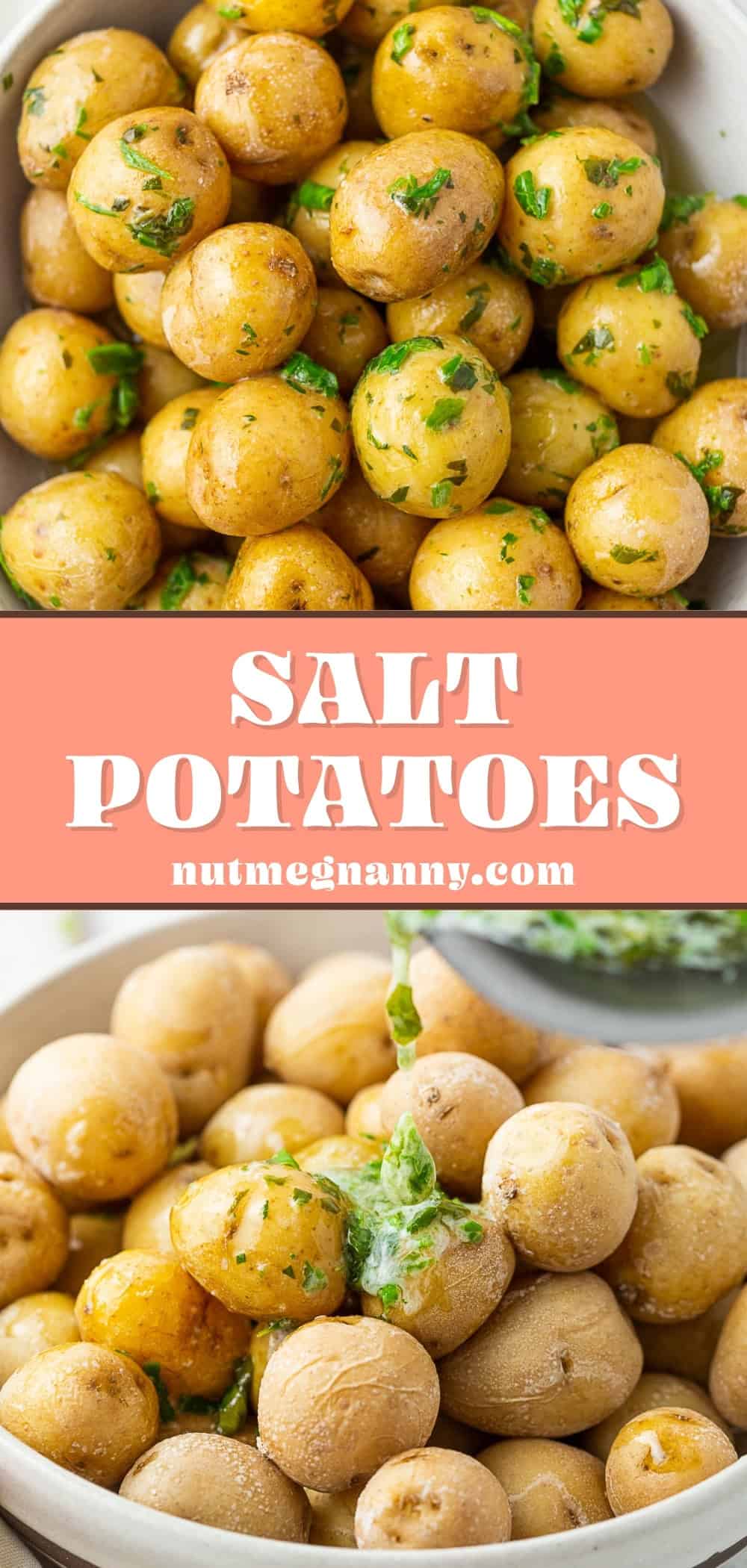 Syracuse Salt Potatoes pin for Pinterest.
