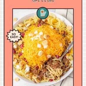 Cincinnati Chili graphic pin