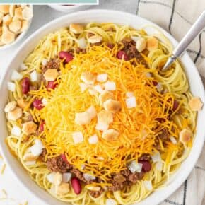 Cincinnati Chili graphic pin